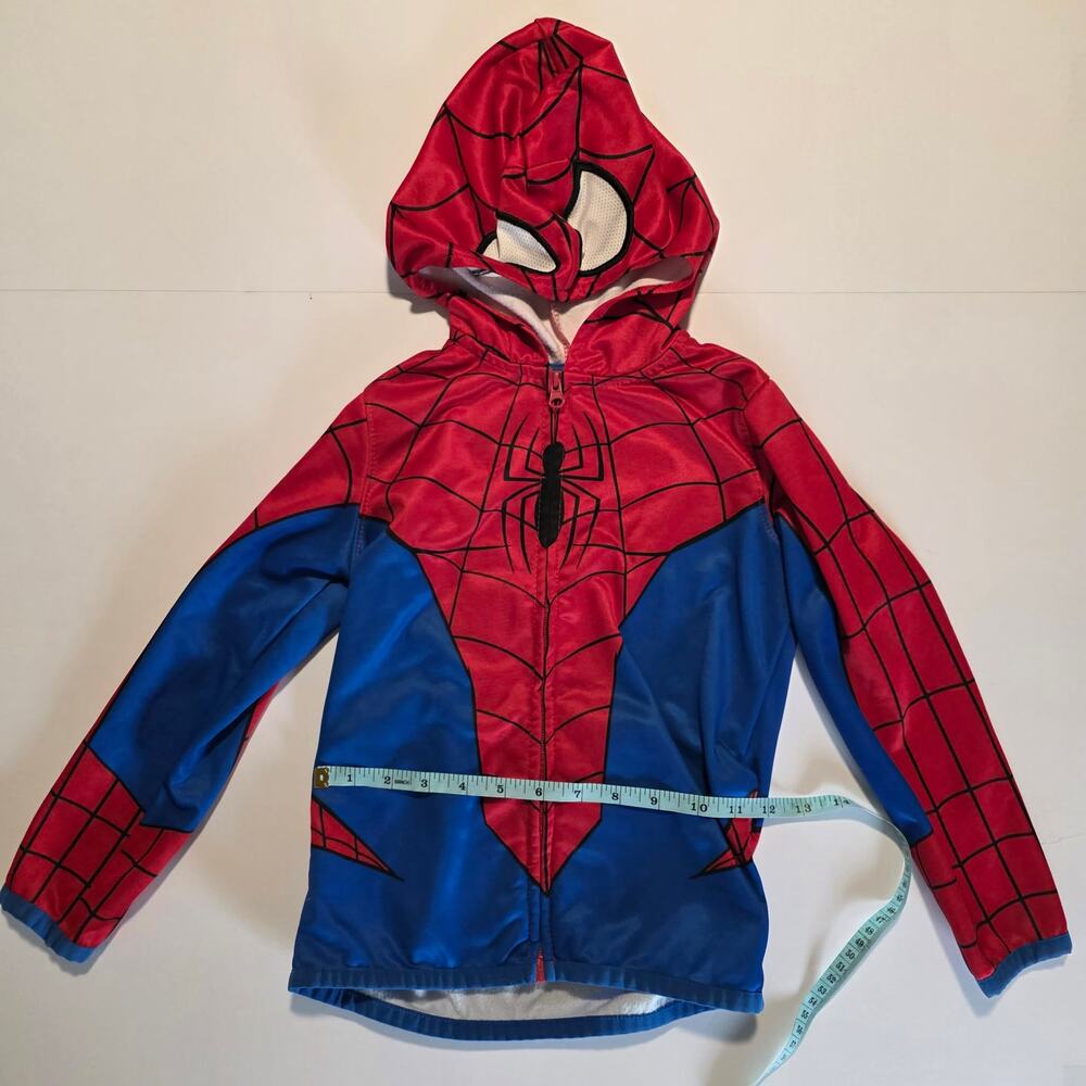 Spider-Man Zip Hoodie – Kids Size 6 – Red / Blue